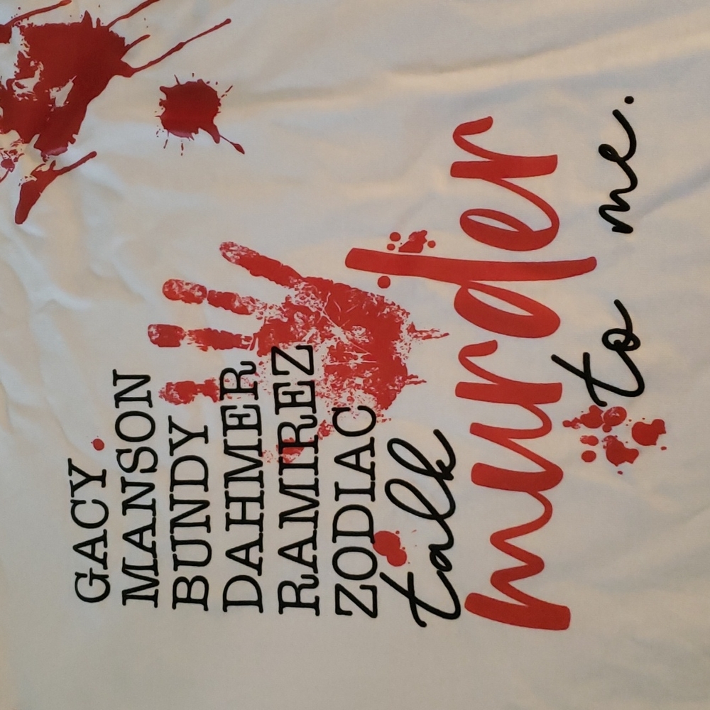 Talk murder to me shirt